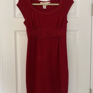Empire Waist Red Cocktail Dress